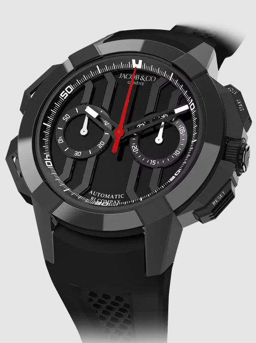 (image for) Jacob & Co epic x chrono 44mm BLACK TITANIUM & BLACK CERAMIC EC430.21.AD.AA.A Replica watch